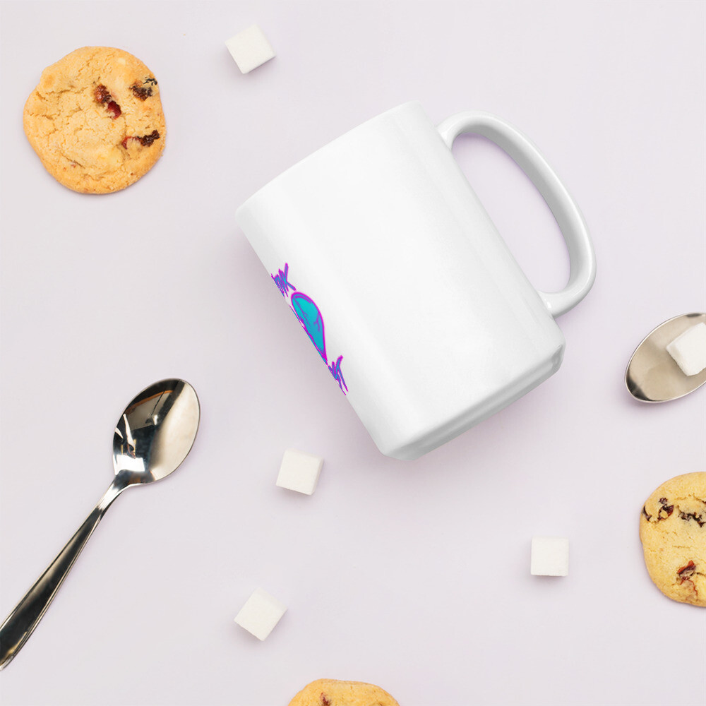 Think First White glossy mug