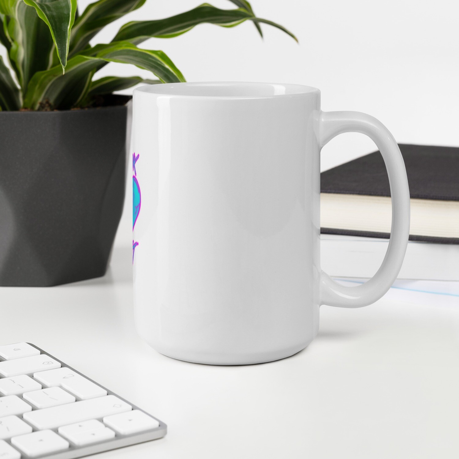 Think First White glossy mug