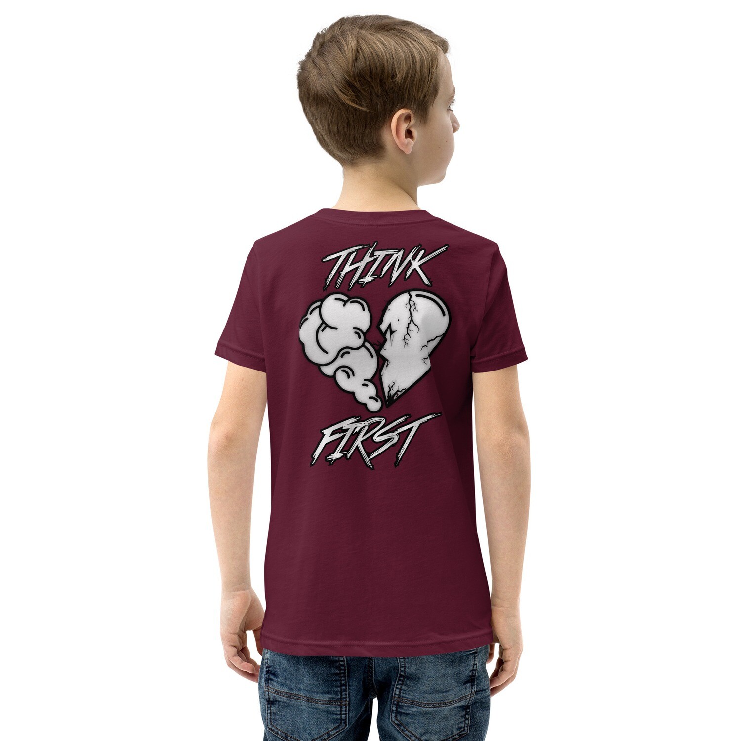 Think First Boy&#39;s Short Sleeve T-Shirt