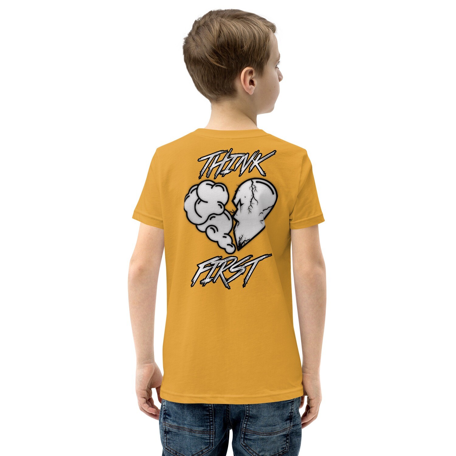 Think First Boy&#39;s Short Sleeve T-Shirt