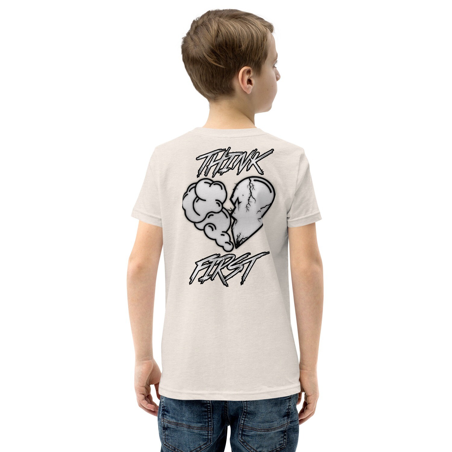 Think First Boy&#39;s Short Sleeve T-Shirt