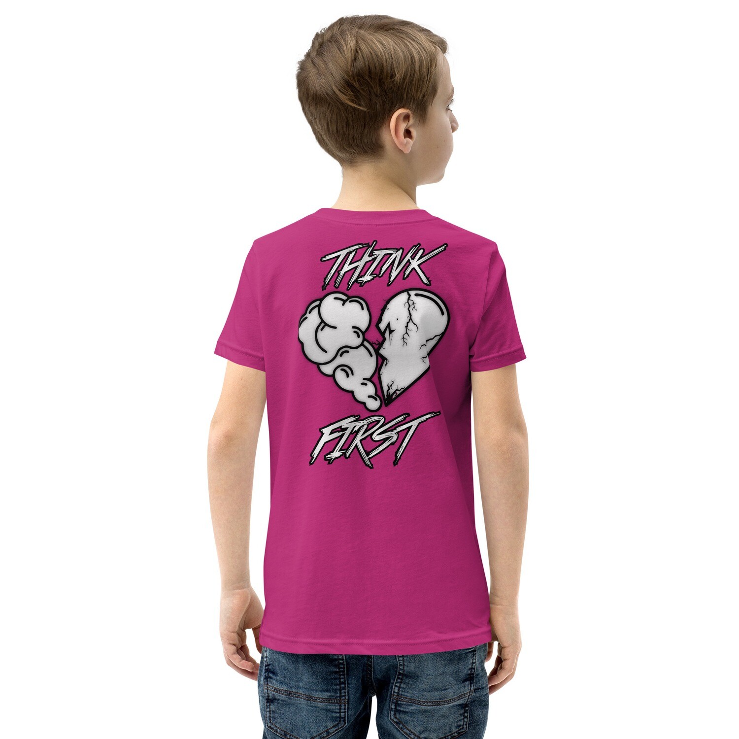 Think First Boy&#39;s Short Sleeve T-Shirt