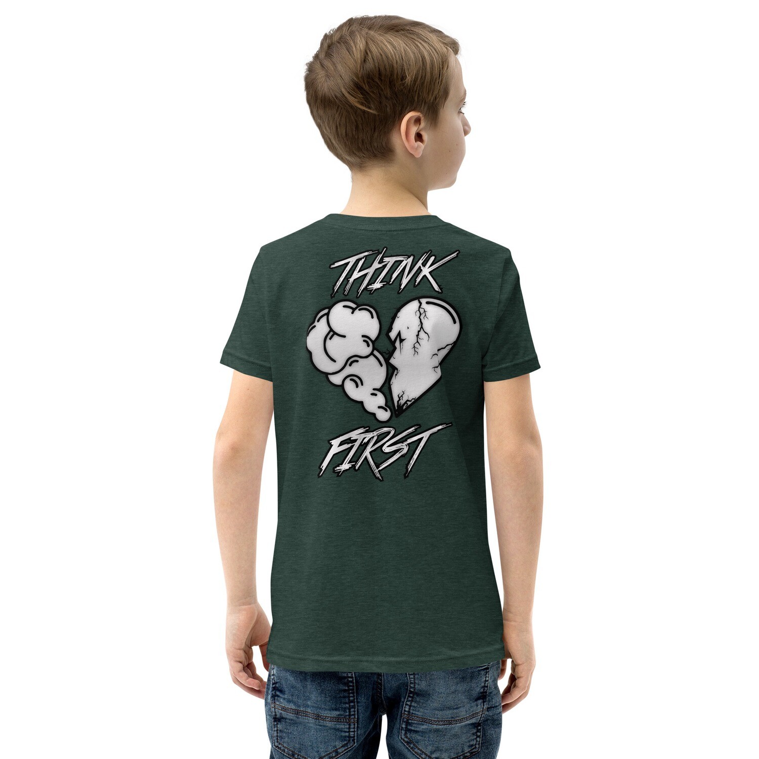 Think First Boy&#39;s Short Sleeve T-Shirt