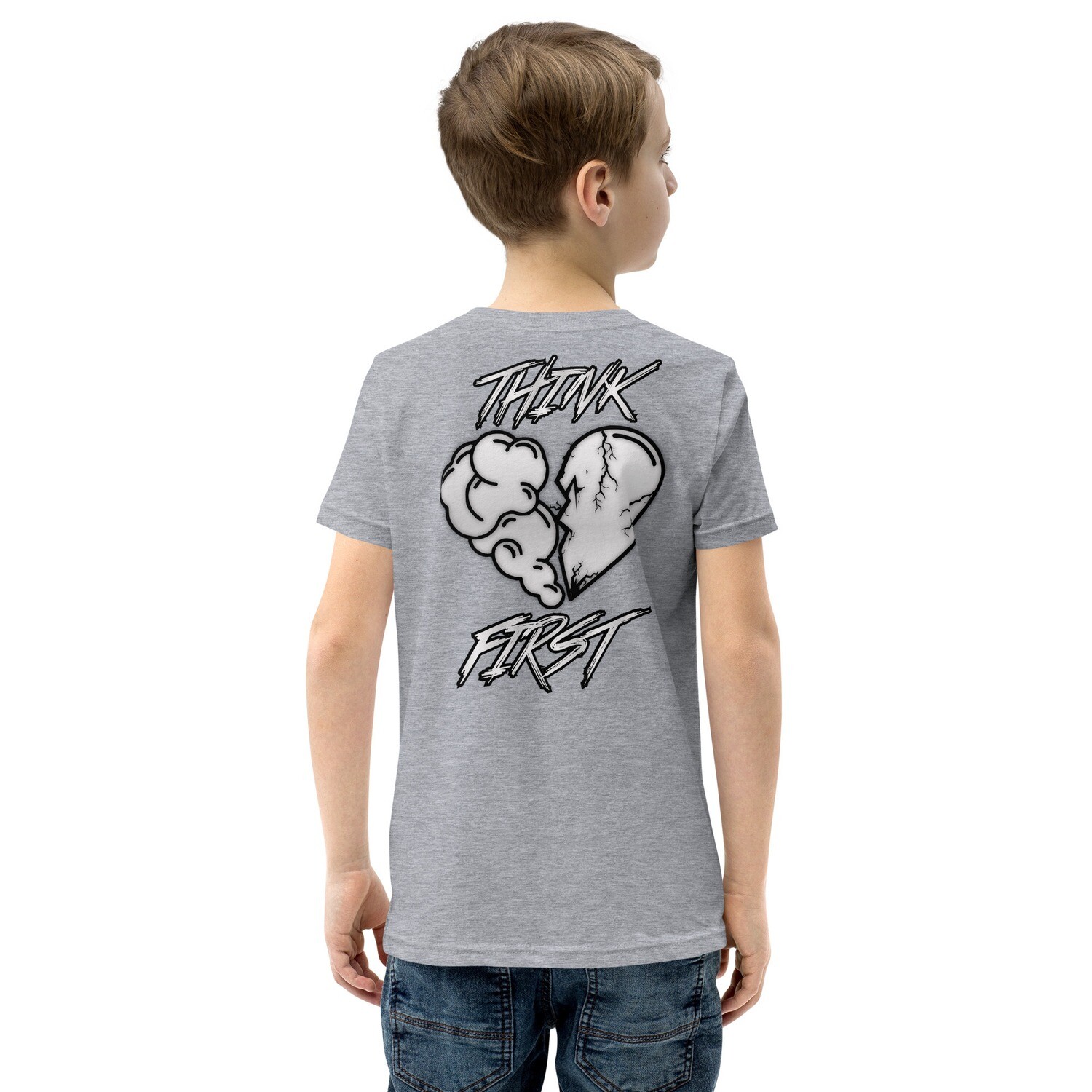 Think First Boy&#39;s Short Sleeve T-Shirt