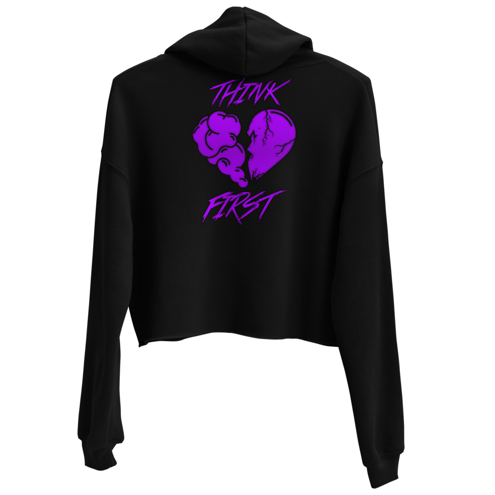 Think First Crop Hoodie