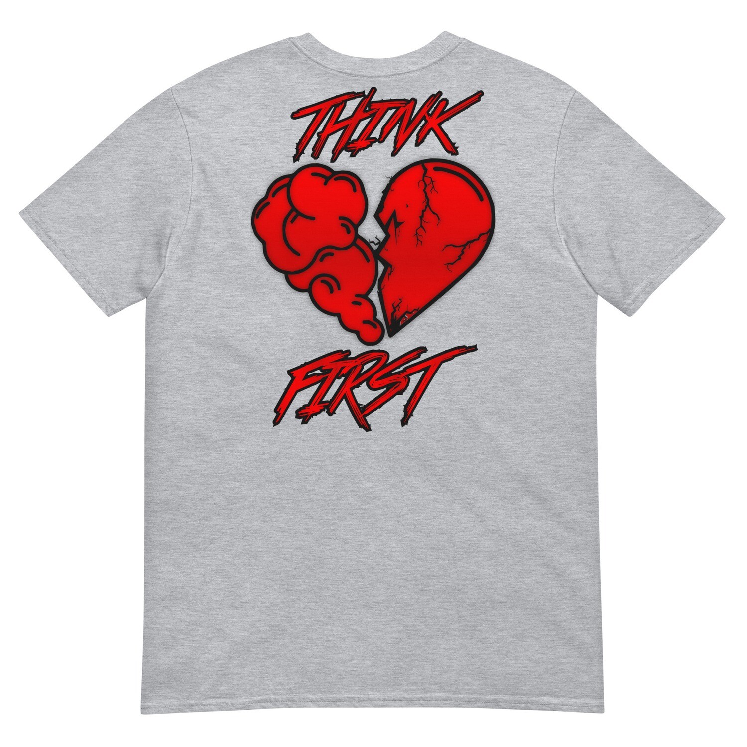Think First Mens T-shirt