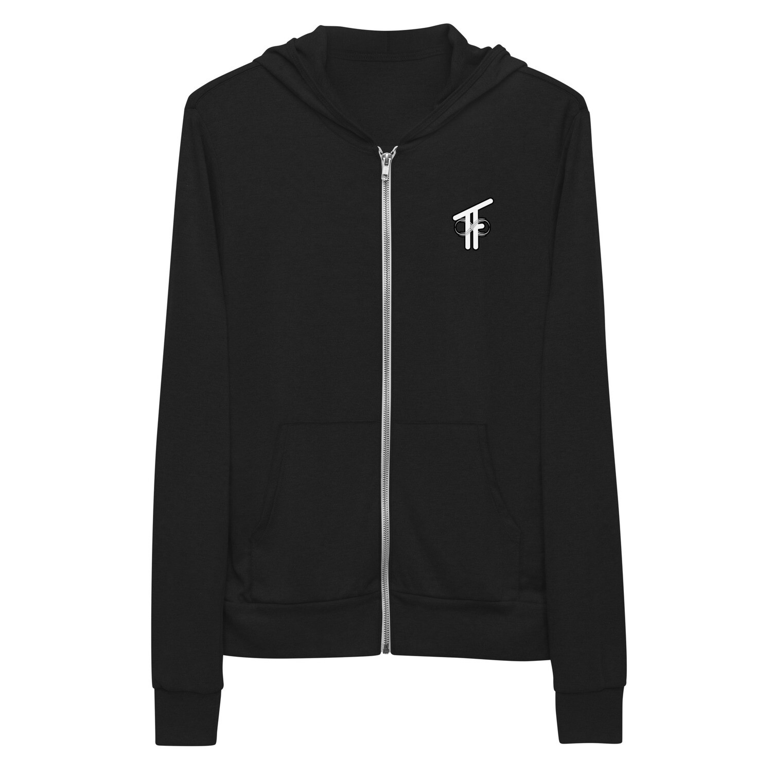Think First Mens Zip up Hoodie