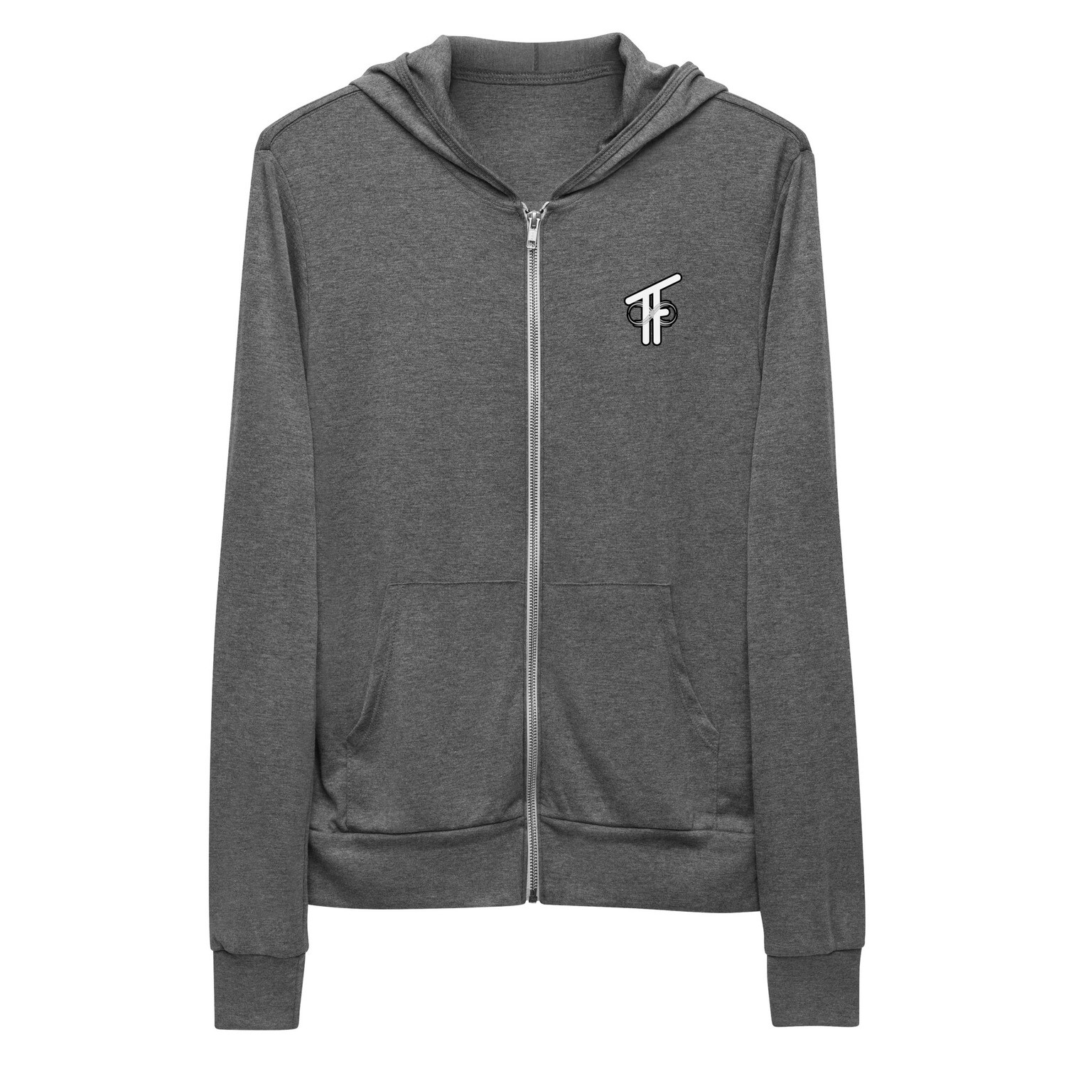 Think First Mens Zip up Hoodie