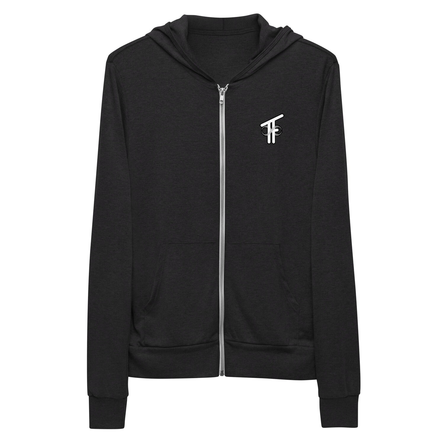 Think First Mens Zip up Hoodie