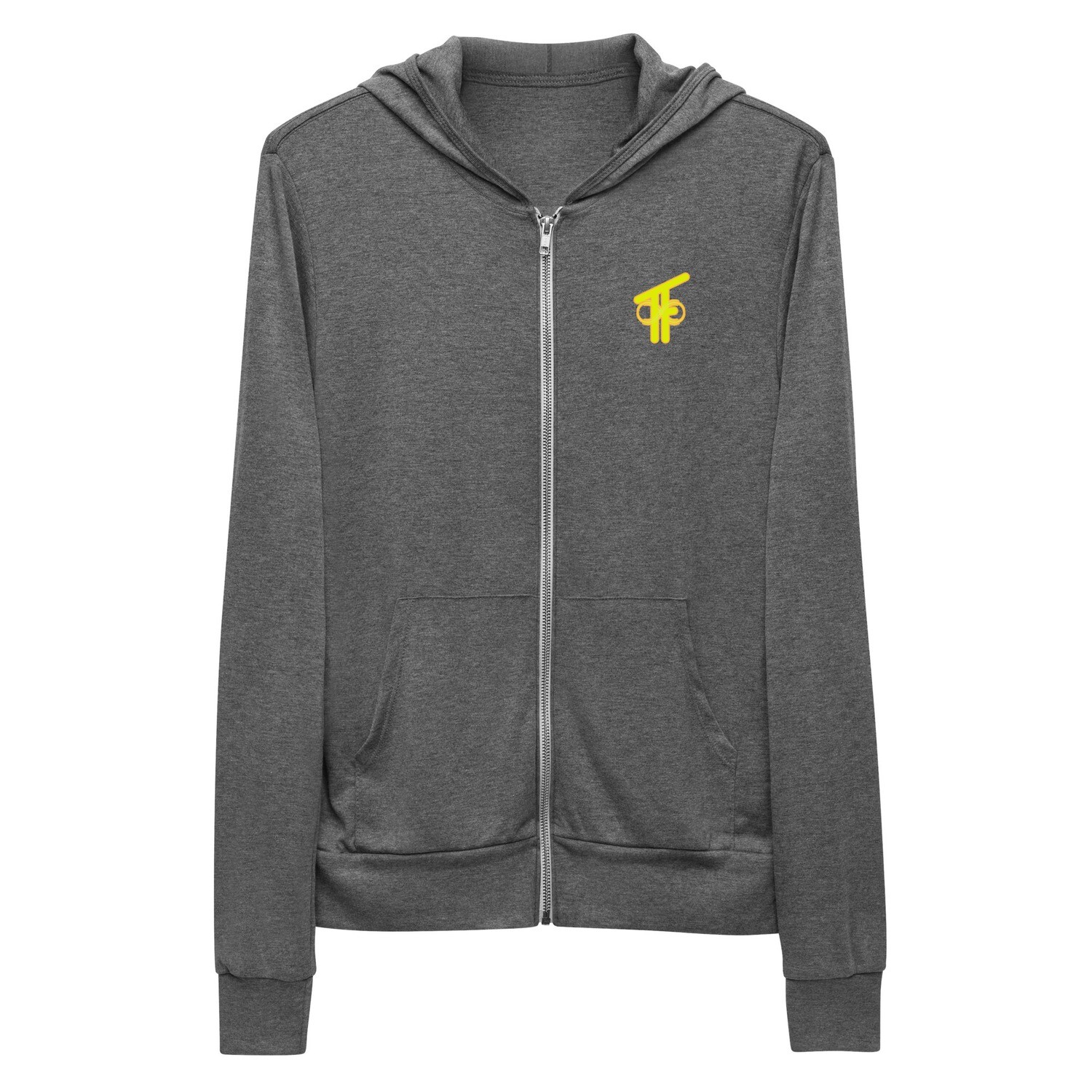 Think First Mens Zip Up Hoodie