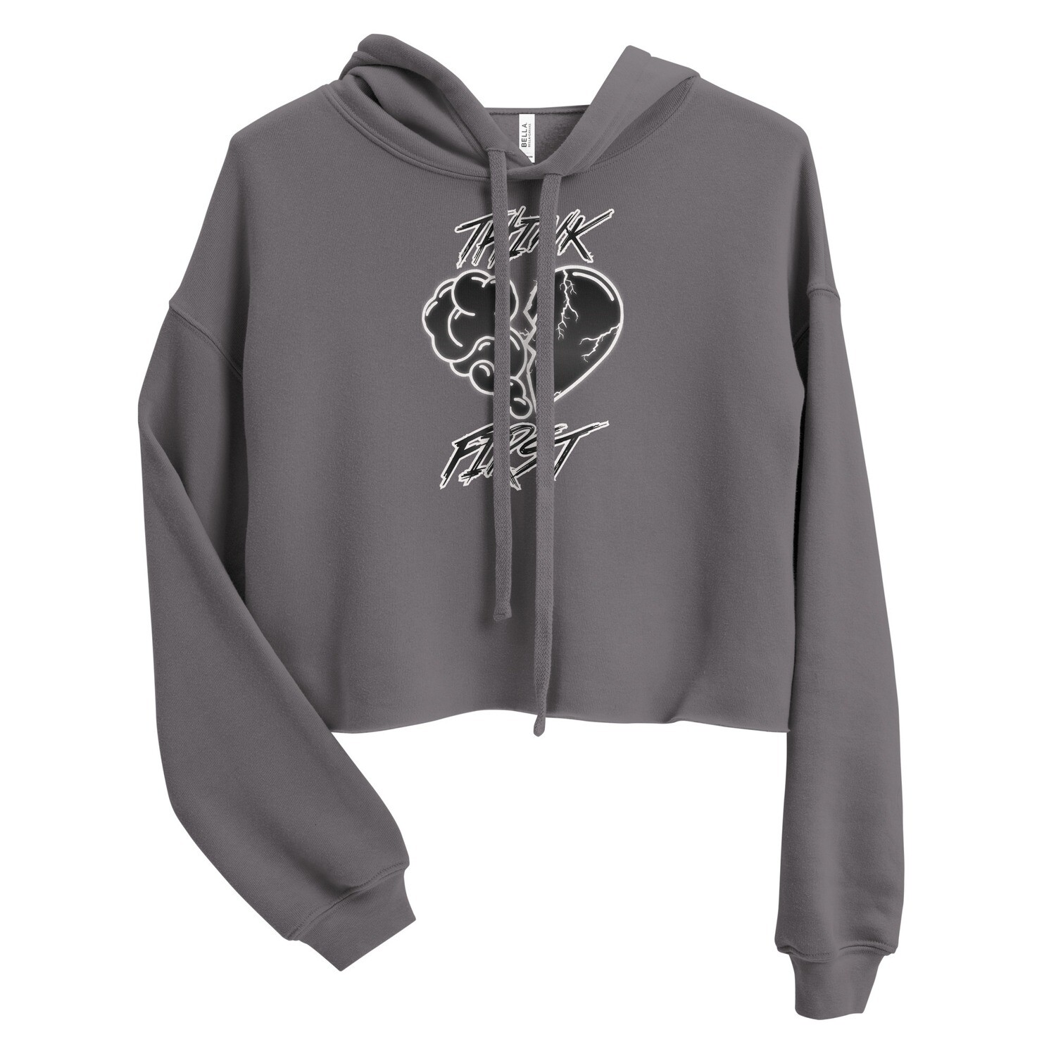 Think First Women&#39;s Crop Hoodie