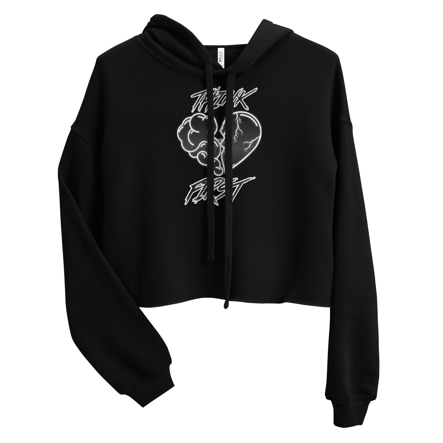 Think First Women&#39;s Crop Hoodie