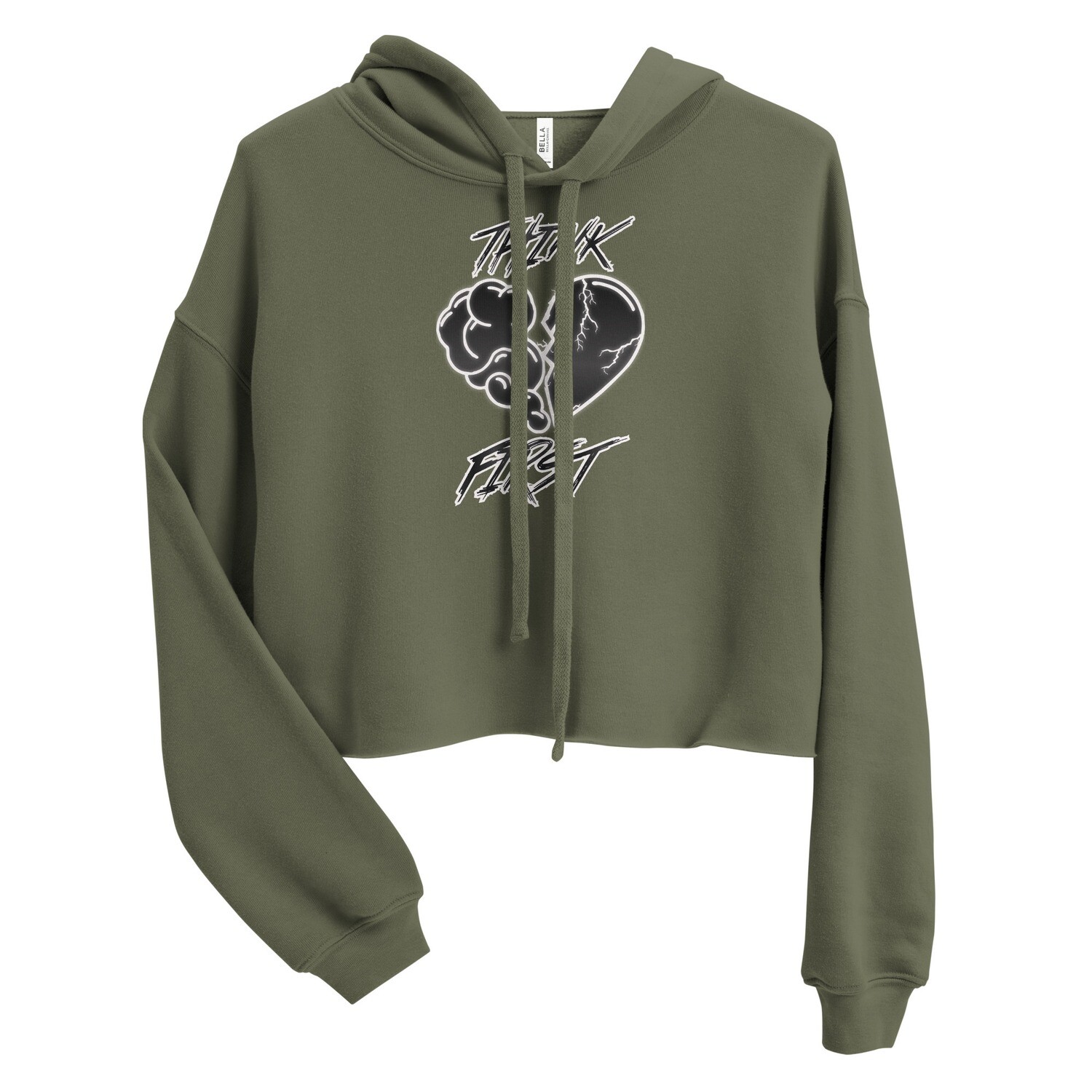 Think First Women&#39;s Crop Hoodie