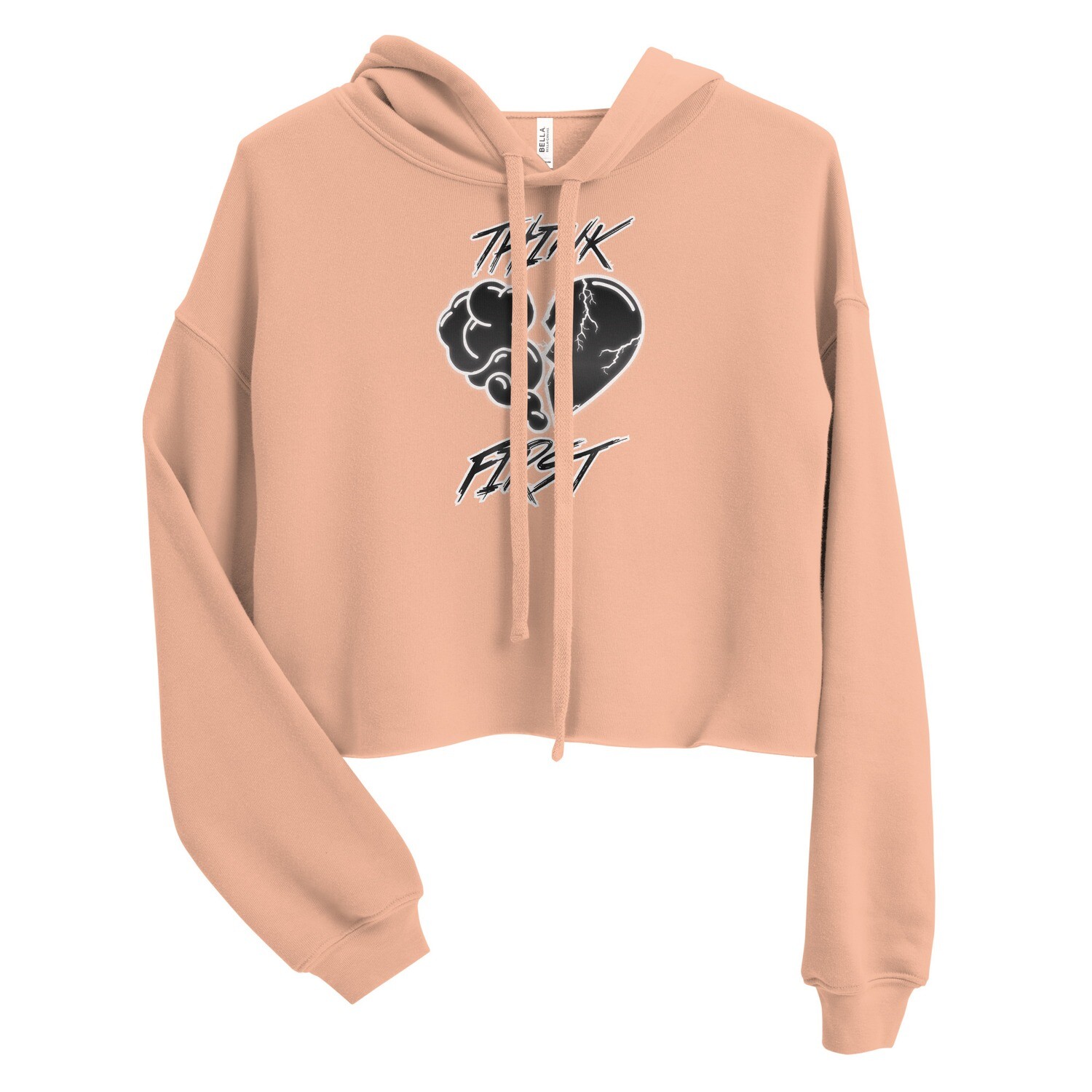 Think First Women&#39;s Crop Hoodie
