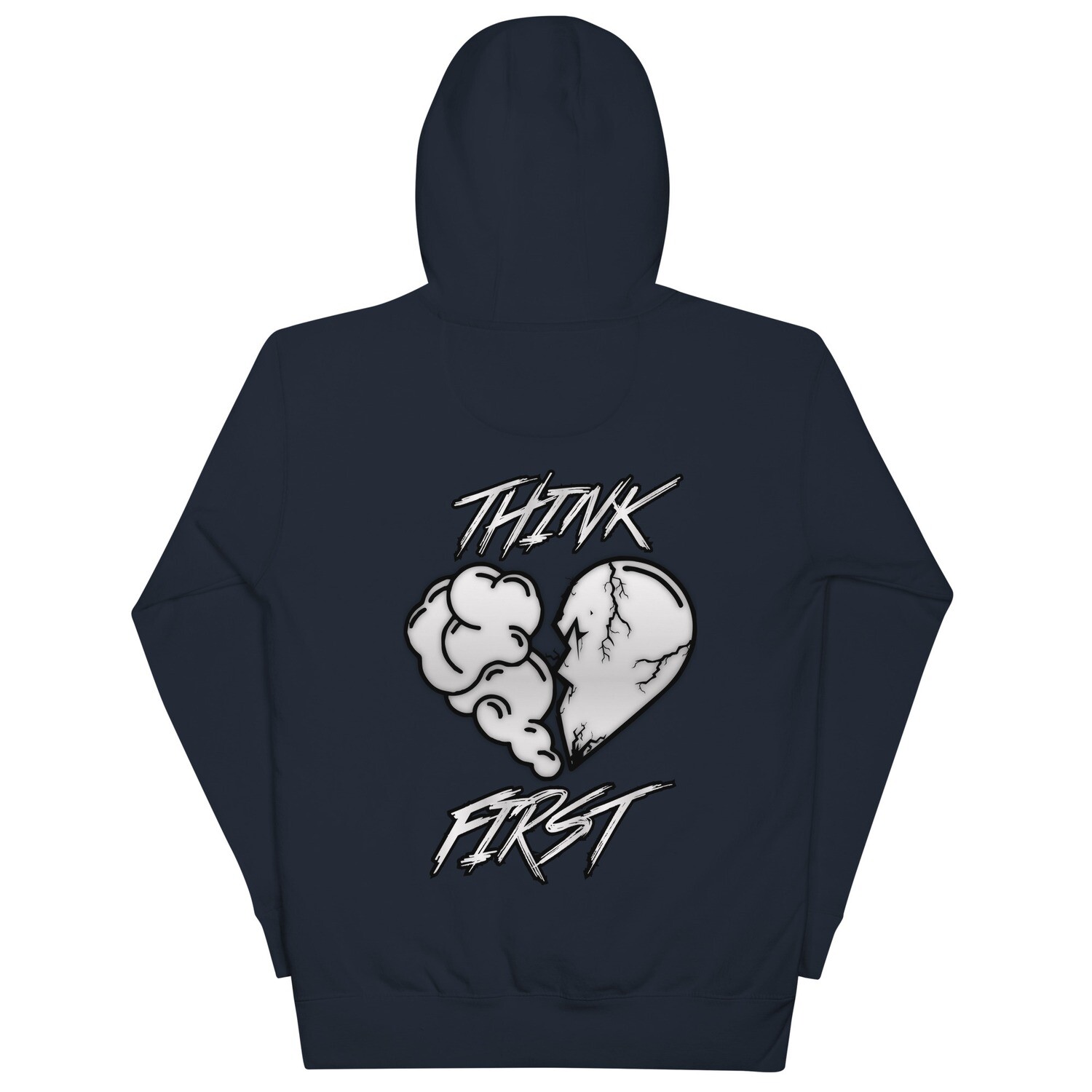 Think First Mens Hoodie