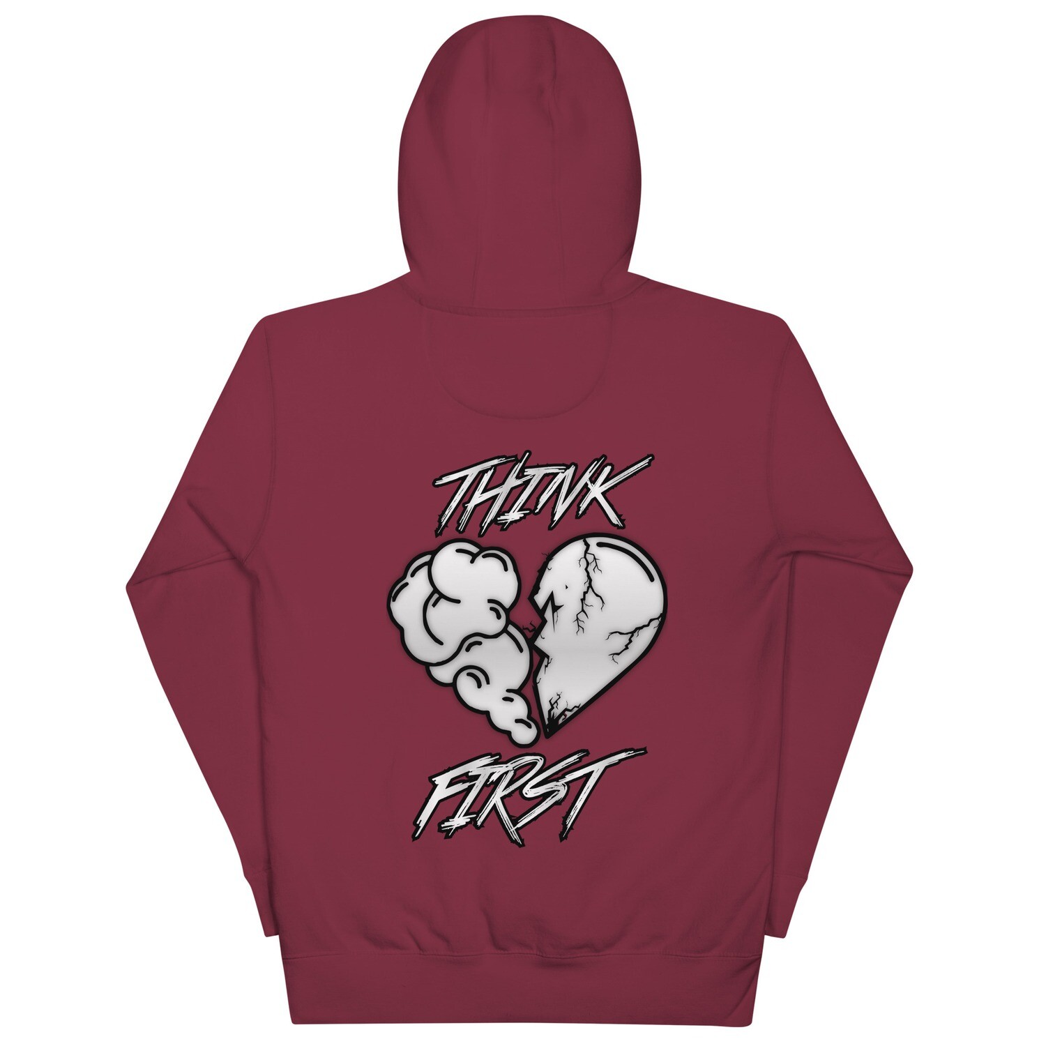 Think First Mens Hoodie