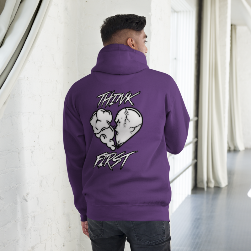 Think First Mens Hoodies