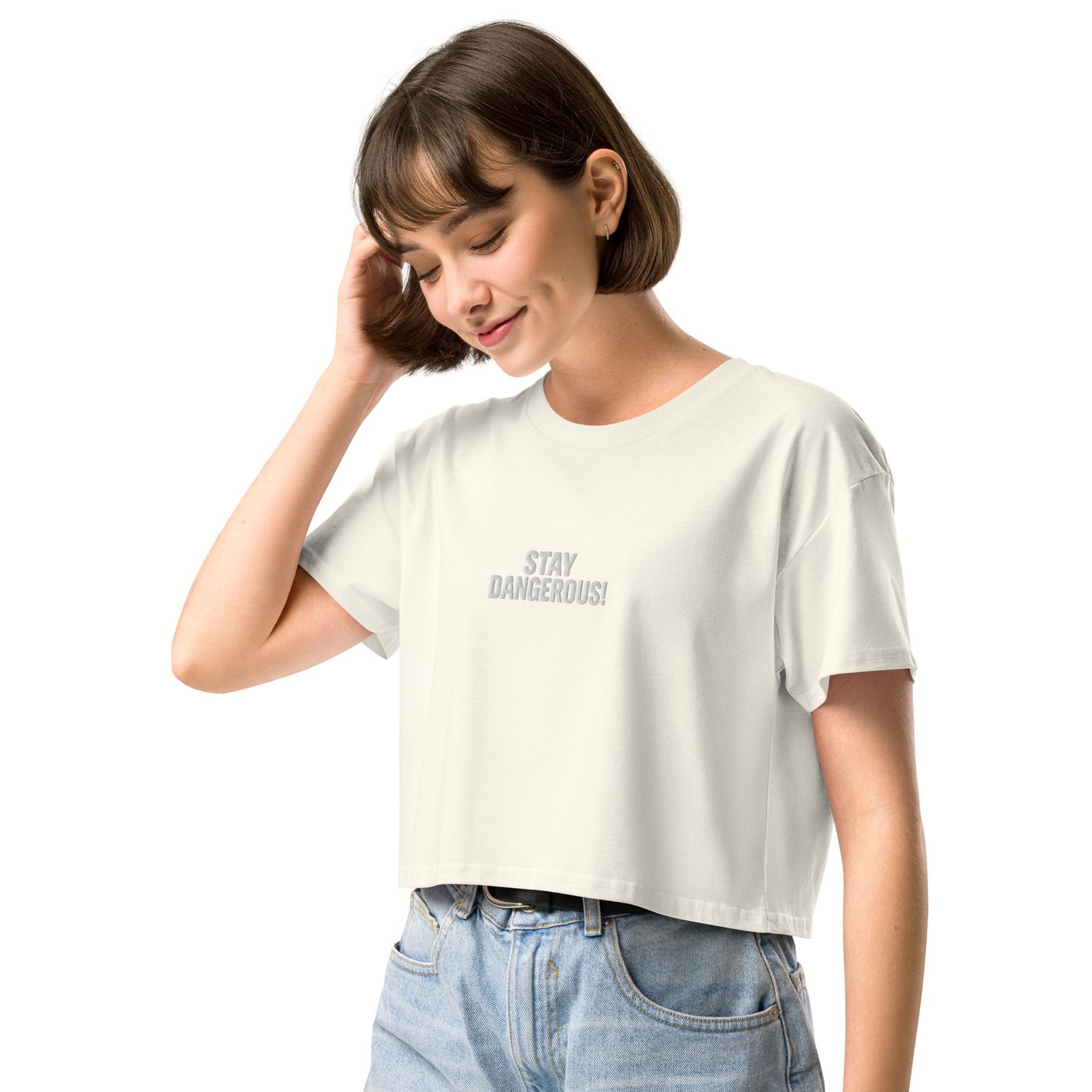 Think First Women’s crop top