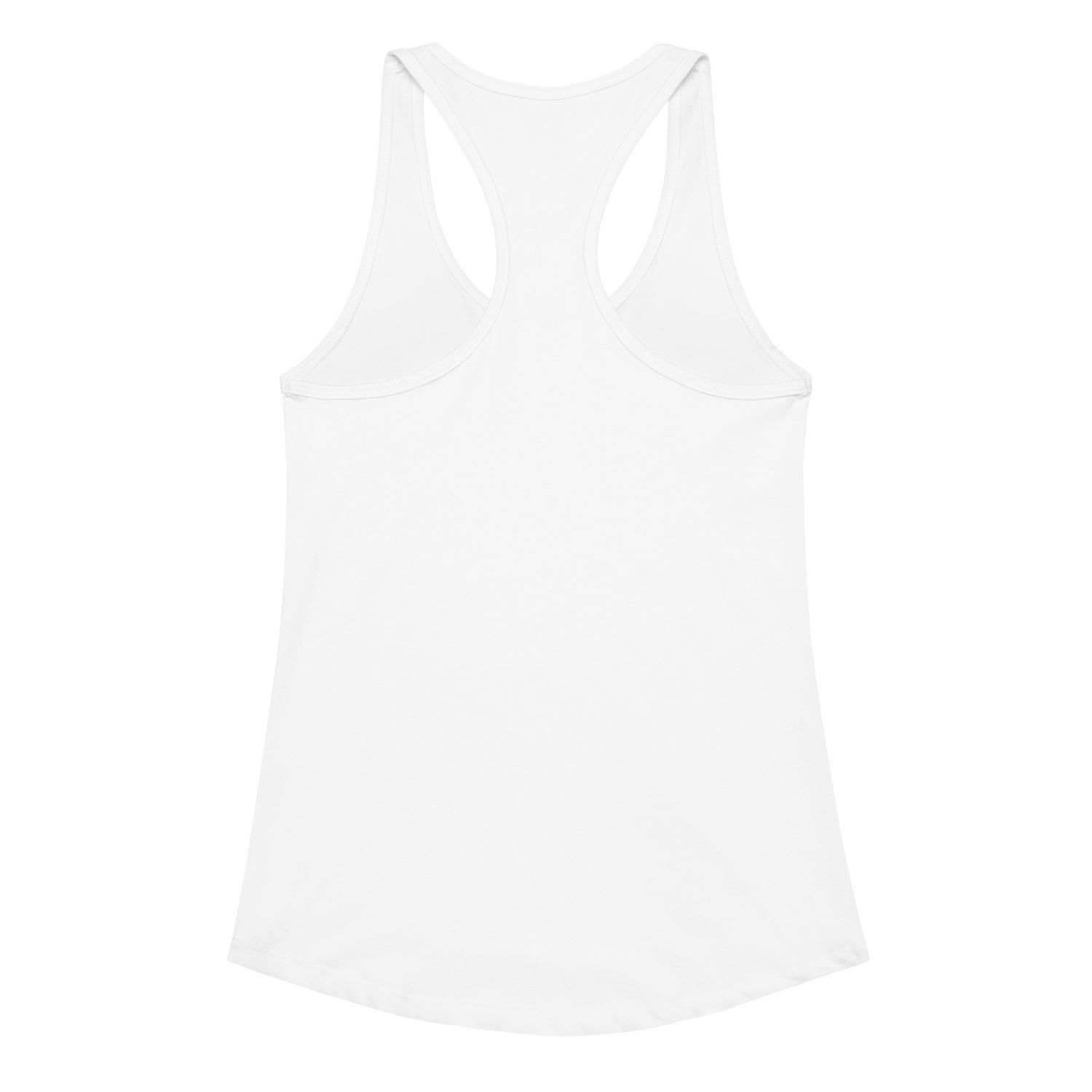 Women’s fitted racerback tank top