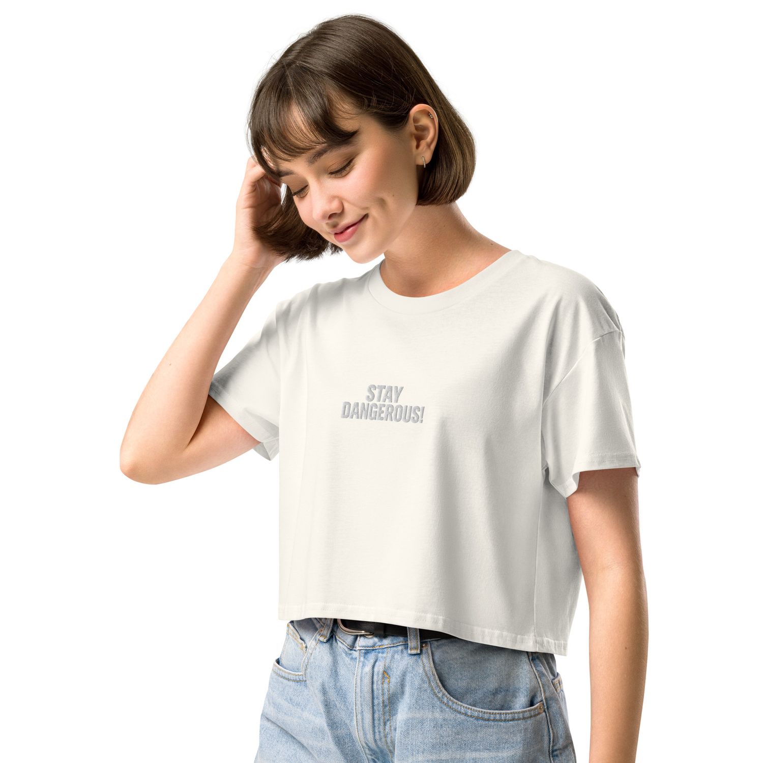 Think First Women’s crop top