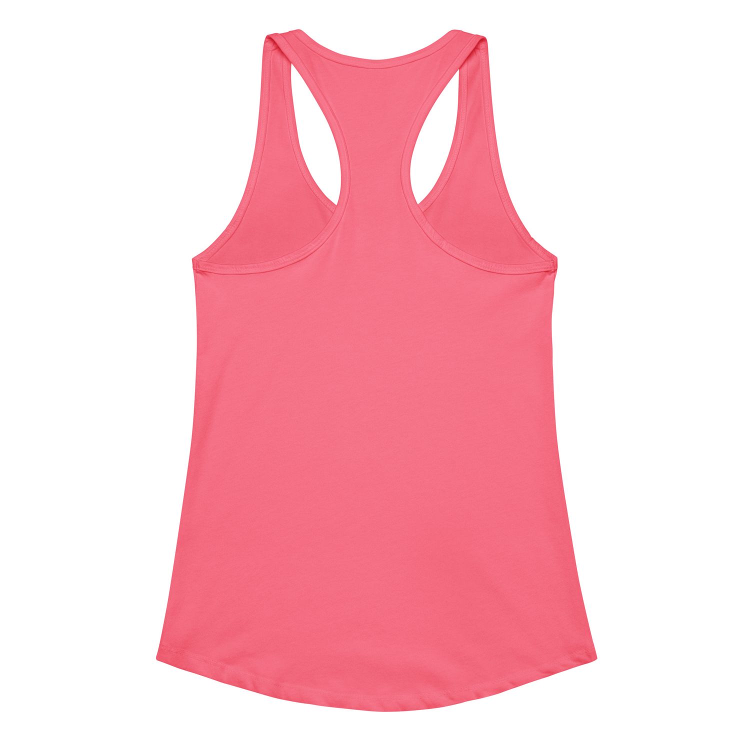 Women’s fitted racerback tank top