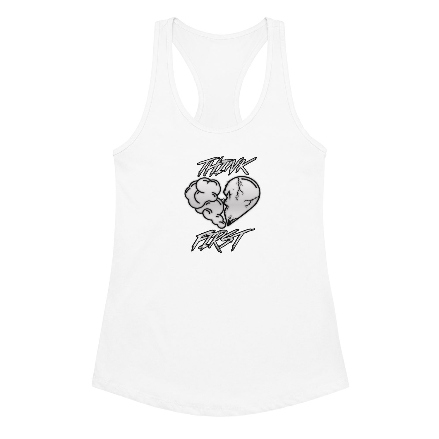 Women’s fitted racerback tank top