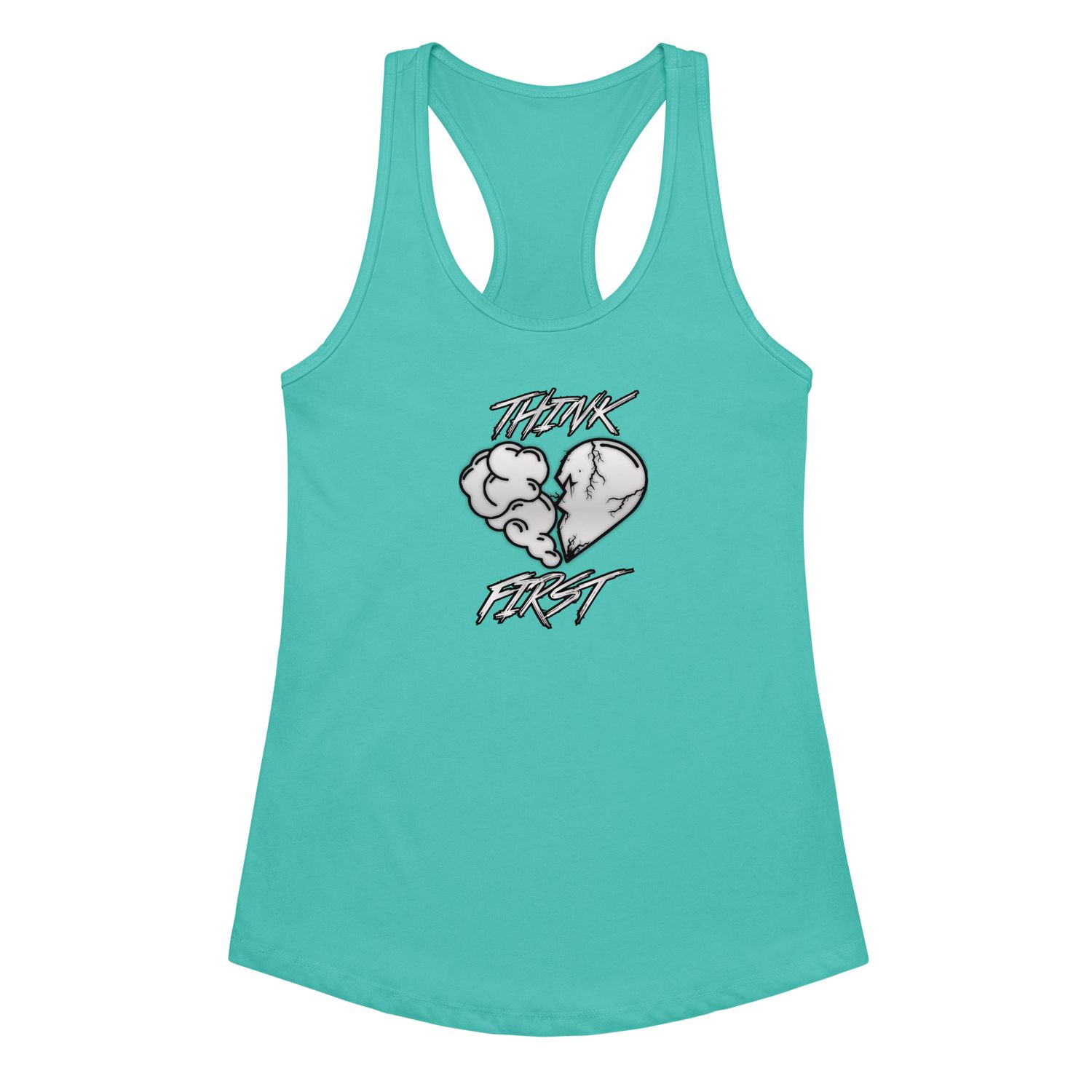 Women’s fitted racerback tank top