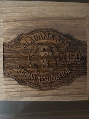 Alabama A&amp;M Bulldog Wooden Box