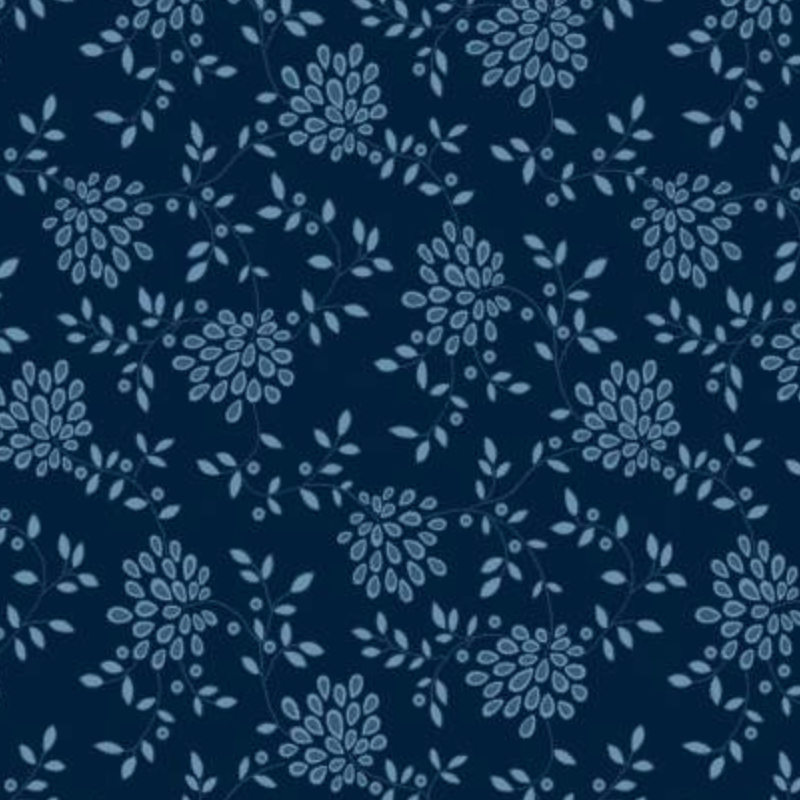 Navy Contemporary Floral 108in Wide Flannel