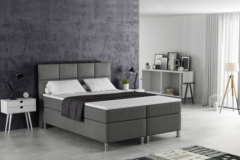 Napoli Boxspring - Binnen Vering Box - Met Topper