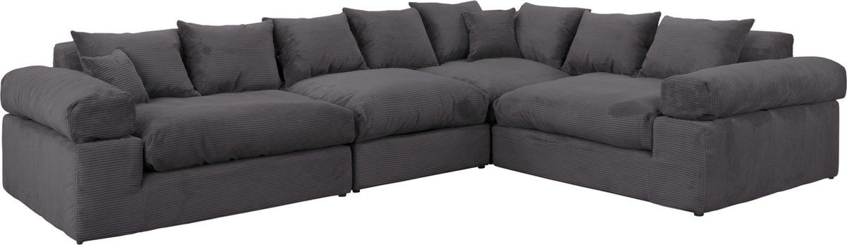 Meuba Home - Hoekbank King - Ribbel Stof