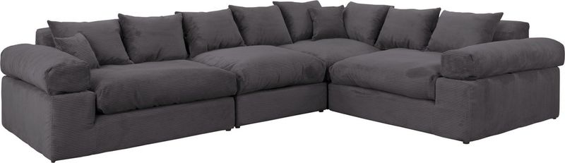 Meuba Home - Hoekbank King - Ribbel Stof