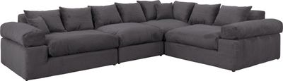 Meuba Home - Hoekbank King - Ribbel Stof