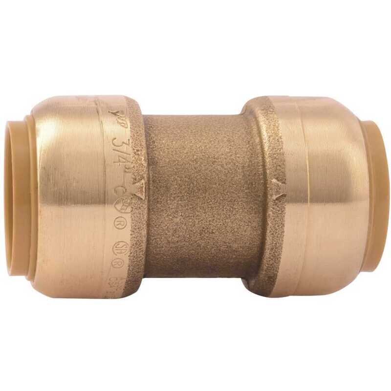 3/4 STRAIGHT COUPLING PUSH FITTING (2 Pack)