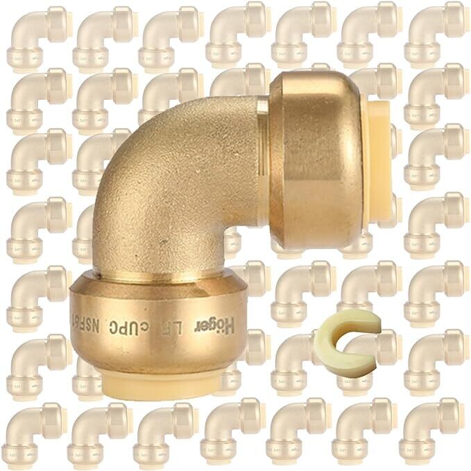 3/4 ELBOW PUSH FITTING (2 Pack)