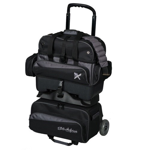 KONVOY 4 BALL ROLLER, Color: Black/Carbon