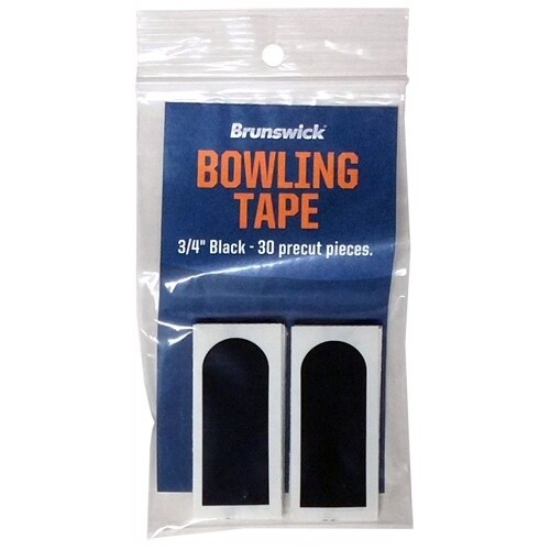 BRUNSWICK BOWLING TAPE 3/4&quot; BLACK (30 PIECE)