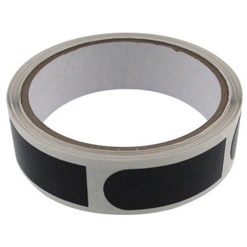 BRUNSWICK 1&quot; BLACK TAPE 250 PIECE ROLL