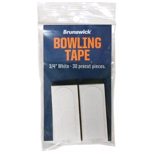 BRUNSWICK BOWLING TAPE 3/4&quot; WHITE (30 PIECE)