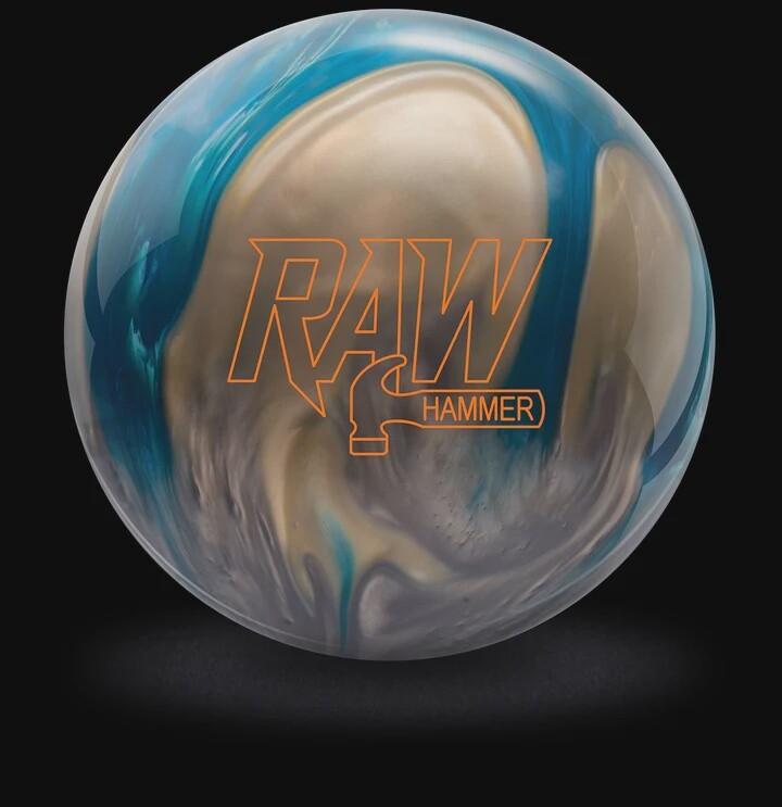 Raw Hammer Blue/Silver/White, Weight: 10, Ball Type: Lower Mid Range