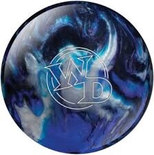 WHITE DOT BLUE/BLACK/SILVER, Weight: 6, Ball Type: Polyester