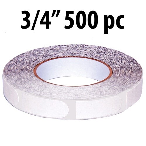 SURE FIT TAPE 3/4&quot; WHITE 500 PC ROLL