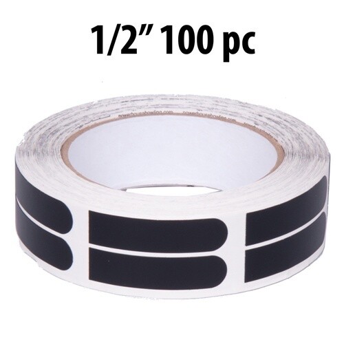 SURE FIT TAPE 1/2&quot; BLACK 100 PC ROLL