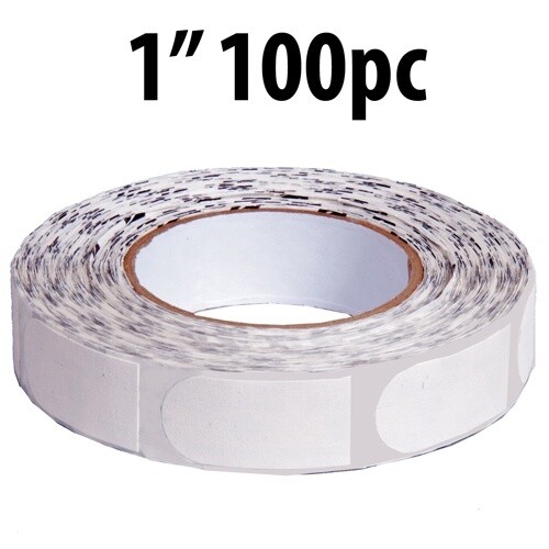 PREMIUM SURE FIT TAPE 1&quot; WHITE 100 PC ROLL