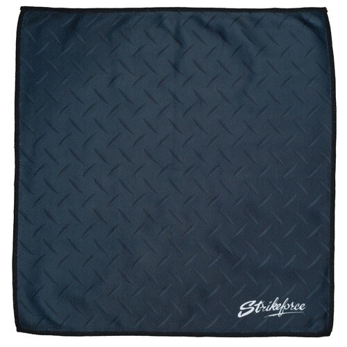 MICROFIBER TOWEL 16X16 BLACK, Color: BLACK