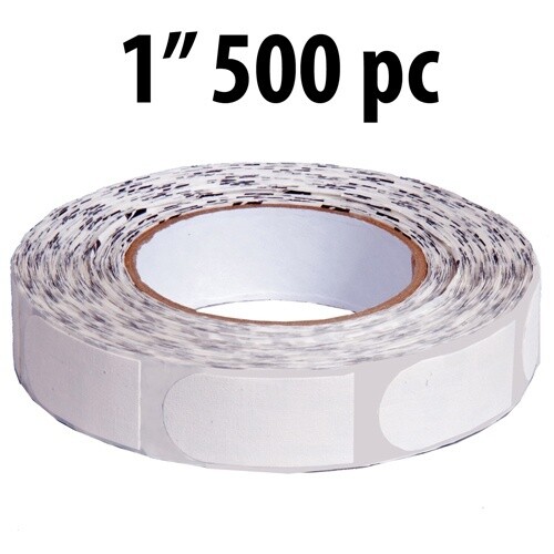 SURE FIT TAPE 1&quot; WHITE 500 PC ROLL