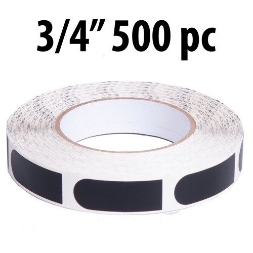 SURE FIT TAPE 3/4&quot; BLACK 500 PC ROLL