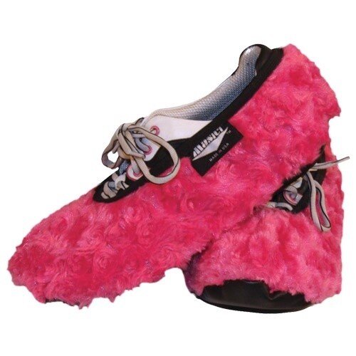 MASTER LADIES SHOE COVER FUZZY FUCHSIA, Size: MED