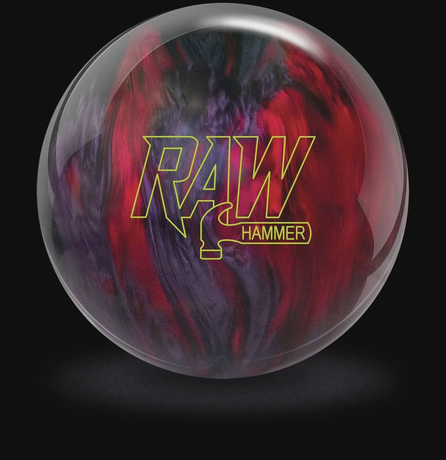 RAW HAMMER RED/SMOKE/BLACK HYBRID, Weight: 10, Ball Type: Lower Mid Range