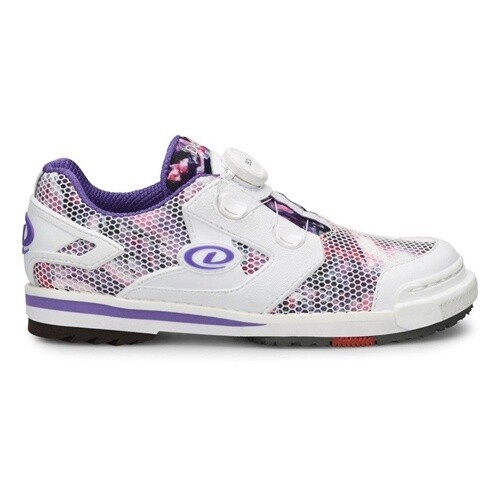 SST8 POWER FRAME BOA WHITE/PURPLE MULTI, Size: 6